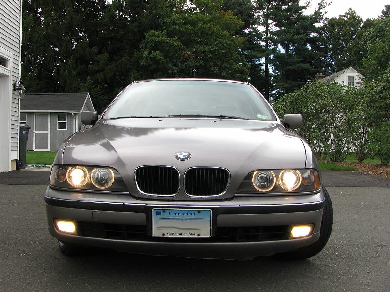 IMG_1410.JPG - Newer "Angel Eyes" headlamps installed.  Will include original headlamps if buyer wants.